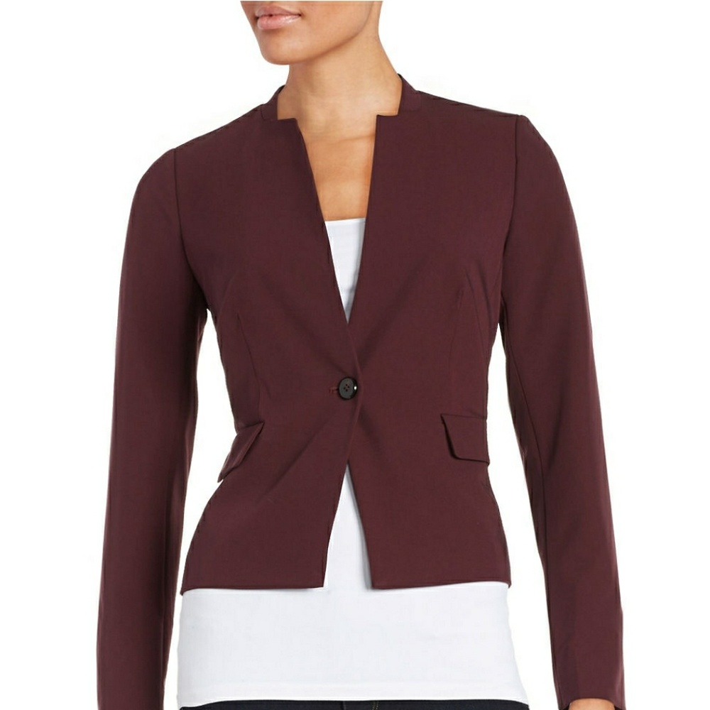NWOT Dex One Button Suit Jacket in Purple